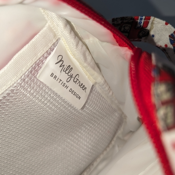 NWOT MILLY GREEN British Design Accessory Bag - Picture 7 of 8